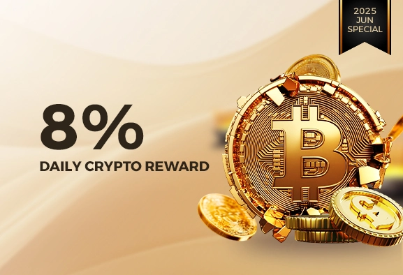 DAILY CRYPTO REWARD 8%